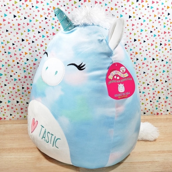 Squishmallow Gwen the Unicorn 16" Ultrasoft Valentine's Day Kids Toy Gift NWT - Picture 6 of 12